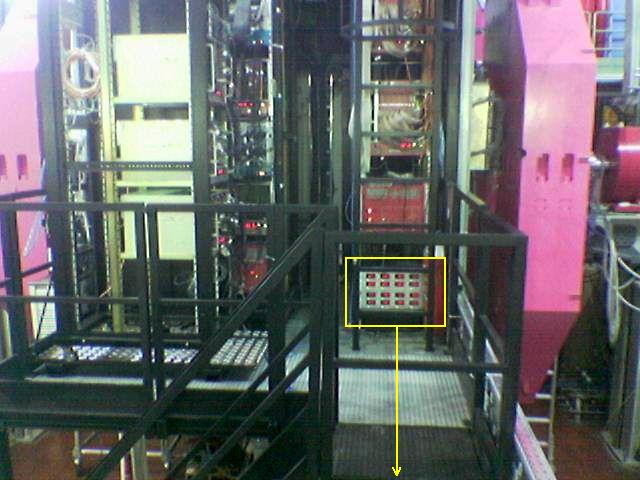 Verifica alimentatori ponte controllo FINUDA